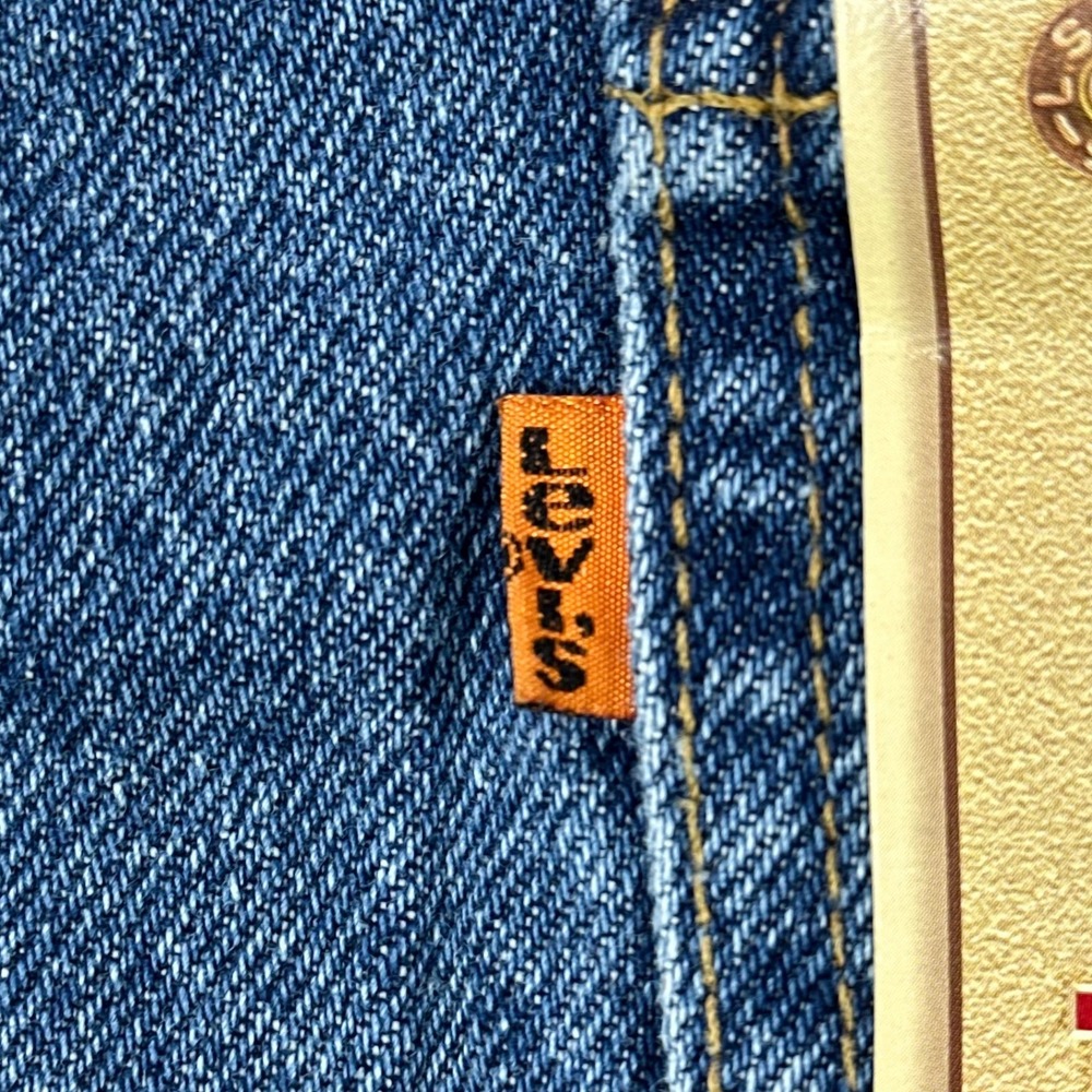 Vintage Levi's 550 Jeans Mens 32x30 Blue Relaxed Fit Orange Tab Made in USA 90s - Picture 10 of 16